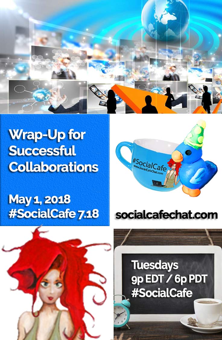 SocialWebCafe Twitter Chat Wrap-Up for Successful Collaborations w/ @SocialWriter of @SocialWebCafe Summary %23SocialCafe